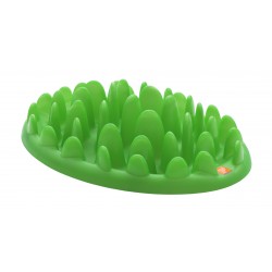 Green - stor fodertallerken til barf eller tørkost - grøn