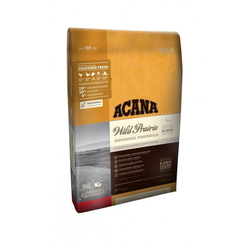 Acana Wild Prairie cat 5,4 kg.  Lev. tid 1-2 uger