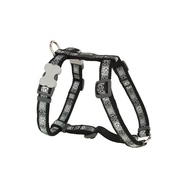 Rogz hundesele i nylon, sort str. M